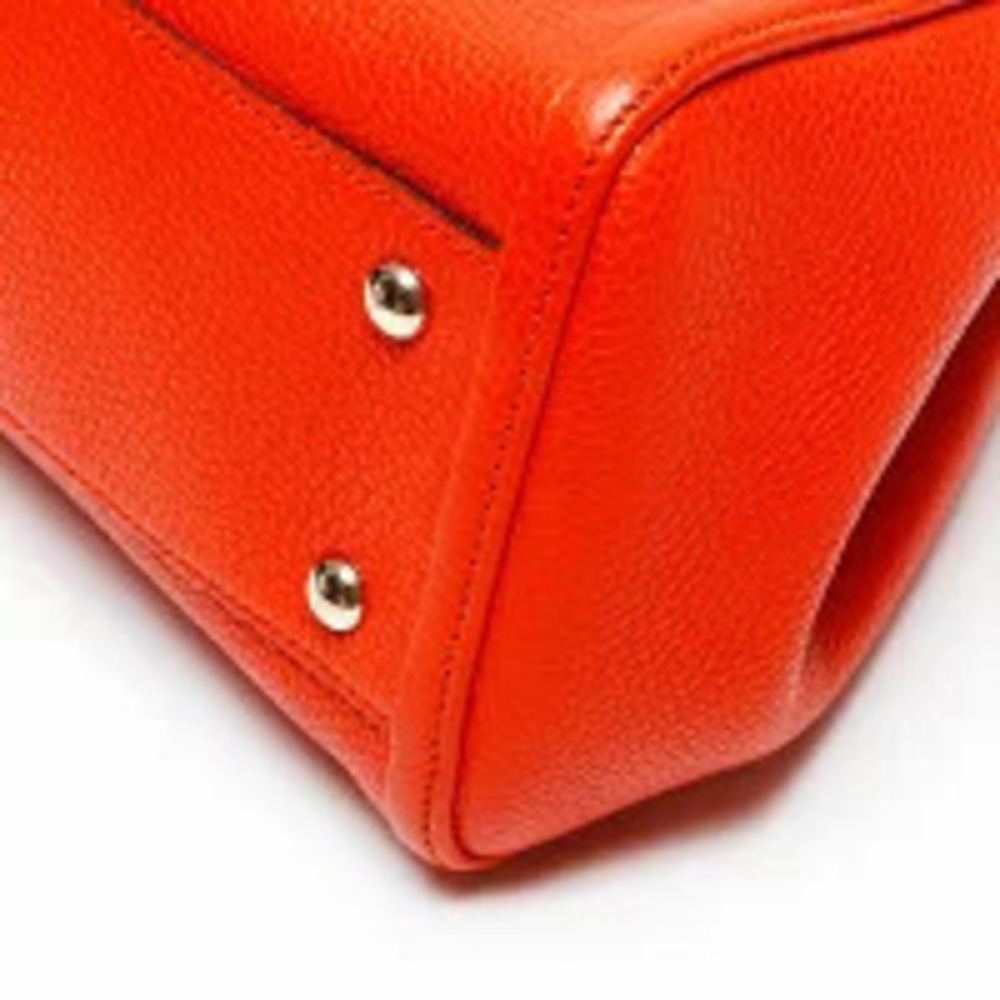 Gucci Soho Tassel Leather Handbag Orange - Picture 7 of 13